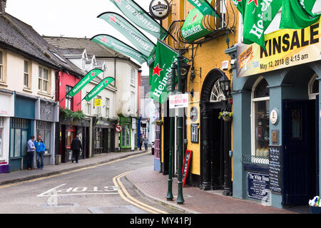 Case colorate a Kinsale, Cork, Irlanda Foto Stock