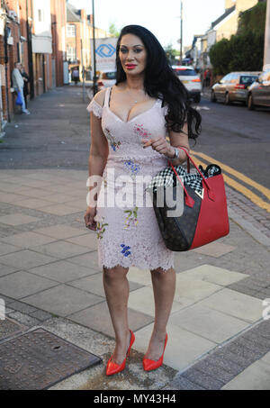 Ballet a Wimbledon Theatre - Arrivi con: Janine Nerissa dove: Londra, Regno Unito quando: 05 maggio 2018 Credit: WENN.com Foto Stock