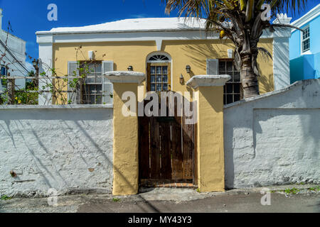 Architettura unica di una vecchia casa Berudian. Foto Stock