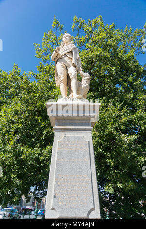 Statua di Robert Burns nella città di Ballarat, Victoria, Australia Foto Stock