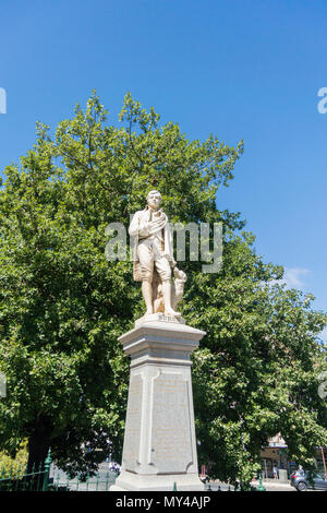 Statua di Robert Burns nella città di Ballarat, Victoria, Australia Foto Stock