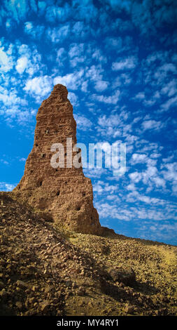 Ziggurat Birs Nimrud, la montagna di Borsippa in Iraq Foto Stock