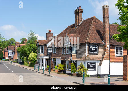 Chequers Pub, la Broadway, Lamberhurst, Kent, England, Regno Unito Foto Stock