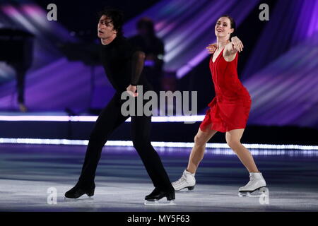 Makuhari sala eventi, Chiba, Giappone. 25 Maggio, 2018. Tessa virtù & Scott moiré, 25 maggio 2018 - Pattinaggio di Figura : Fantasy su ghiaccio 2018 a Makuhari sala eventi, Chiba, Giappone. Credito: Naoki Nishimura AFLO/sport/Alamy Live News Foto Stock