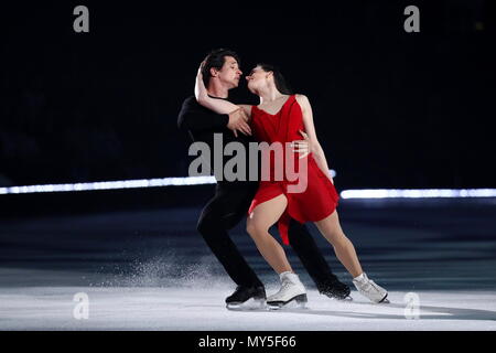 Makuhari sala eventi, Chiba, Giappone. 25 Maggio, 2018. Tessa virtù & Scott moiré, 25 maggio 2018 - Pattinaggio di Figura : Fantasy su ghiaccio 2018 a Makuhari sala eventi, Chiba, Giappone. Credito: Naoki Nishimura AFLO/sport/Alamy Live News Foto Stock