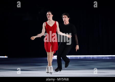 Makuhari sala eventi, Chiba, Giappone. 25 Maggio, 2018. Tessa virtù & Scott moiré, 25 maggio 2018 - Pattinaggio di Figura : Fantasy su ghiaccio 2018 a Makuhari sala eventi, Chiba, Giappone. Credito: Naoki Nishimura AFLO/sport/Alamy Live News Foto Stock