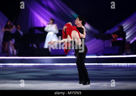 Makuhari sala eventi, Chiba, Giappone. 25 Maggio, 2018. Tessa virtù & Scott moiré, 25 maggio 2018 - Pattinaggio di Figura : Fantasy su ghiaccio 2018 a Makuhari sala eventi, Chiba, Giappone. Credito: Naoki Nishimura AFLO/sport/Alamy Live News Foto Stock