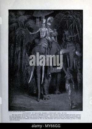 . Esatta data di pubblicazione sconosciuta.. 27 sconosciuto Ajatashatru di Magadha fa una chiamata di mezzanotte Foto Stock