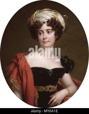 Le Blanche-Joséphine Bascle d'Argenteuil, duchesse de Maillé (1787-1851) 76 Blanche-Joséphine Le Bascle d'Argenteuil da François Pascal Simon Gérard, chiamato il Barone Gérard Foto Stock