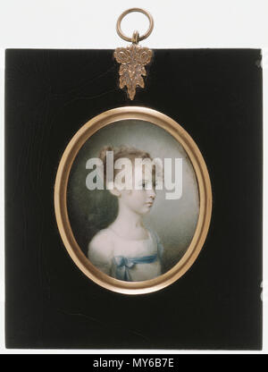 . Inglese: ritratto in miniatura di Margaret Livingston Douw da Anson Dickinson . circa 1807. Anson Dickinson (1779-1852) Descrizione pittore americano Data di nascita e morte 19 Aprile 1779 9 marzo 1852 Luogo di nascita e morte Milton Centro storico Quartiere Milton Centro storico Quartiere competente controllo : Q4770718 VIAF: 30913240 ULAN: 500006162 LCCN: N83129796 NLA: 36419339 GND: 13790679X WorldCat 345 Margaret Livingston Douw Foto Stock