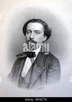 189 François-Auguste Gevaert ritratto - CPDL.org (regolato) Foto Stock