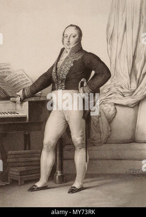. Inglese: Rossini-1829 (Litho Charlet Ory) . 28 dicembre 2014, 14:55:36. Charlet Ory 462 ROSSINI-1829-Litho Charlet Ory Foto Stock
