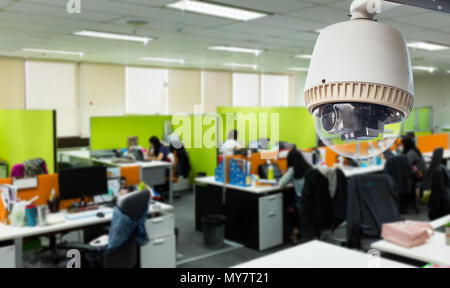 Tvcc o sorveglianza operanti in ufficio Foto Stock
