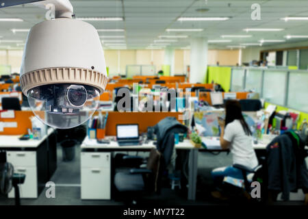 Tvcc o sorveglianza operanti in ufficio Foto Stock