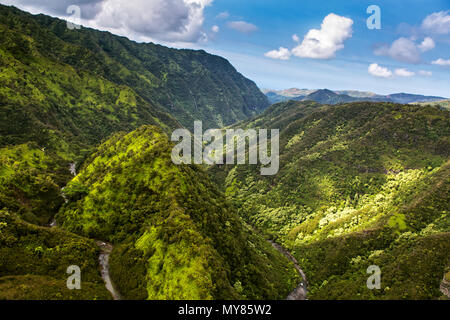 Veduta aerea Kauai, Hawaii Foto Stock