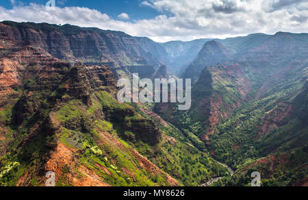 Veduta aerea Kauai, Hawaii Foto Stock