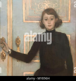. Ritratto di Marguerite van Mons (dettaglio) . Inglese: Wiki arte ama il Belgio nel 2016 - Museo delle Belle Arti, Gand, Theo Van Rysselberghe, Ritratto di Marguerite van Mons (dettaglio) Français : Wiki arte ama il Belgio nel 2016 - Musée des Beaux-Arts, Gand, Theo Van Rysselberghe Portrait de Marguerite van Mons (détail) Questo è un file creato presso il Museo: Museo delle Belle Arti di Gand . 1886 ; 2016-08-20. Vinciane Lacroix 562 Wiki arte ama il Belgio nel 2016 - Museo delle Belle Arti, Gand, Theo Van Rysselberghe, Ritratto di Marguerite van Mons (dettaglio) 01 Foto Stock