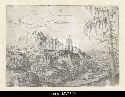 . Inglese: Albrecht Altdorfer - Paesaggio con un grande castello (Museo Rijks RP-P-OB-2978) . tra 1506 e 1522. Albrecht Altdorfer (1480-1538) Descrizione pittore tedesco, disegnatore e incisore e architetto Data di nascita e morte circa 1480 12 febbraio 1538 Luogo di nascita e morte Altdorf o Regensburg Regensburg sede di lavoro Regensburg competente controllo : Q153746 VIAF: 100221829 ISNI: 0000 0001 2145 2119 ULAN: 500031250 LCCN: N50053721 NLA: 35003981 WorldCat 28 Albrecht Altdorfer - Paesaggio con un grande castello (Museo Rijks RP-P-OB-2978) Foto Stock