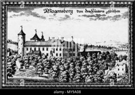. Inglese: Bogenšperk aka Wagensberg castello vicino a Ljubljana, Slovenia . Del XVII e XVIII secolo. 79 sconosciuto BOGENSBERG Foto Stock