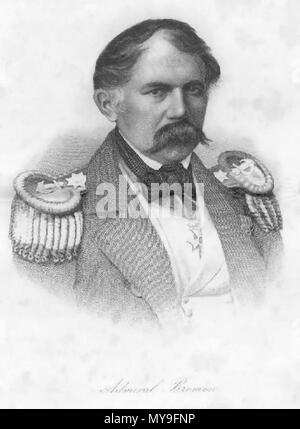 . Deutsch: Karl Rudolf Brommy . circa 1850. Unknown 23 Admiral Bromme Foto Stock
