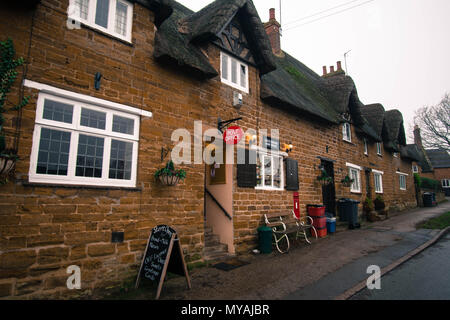 Ufficio postale di Great Brington Northamptonshire Inghilterra Foto Stock