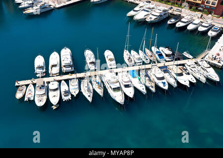 Port de Fontvieille, Monaco Foto Stock