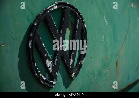 Rusty VW oldtimers. Foto Stock