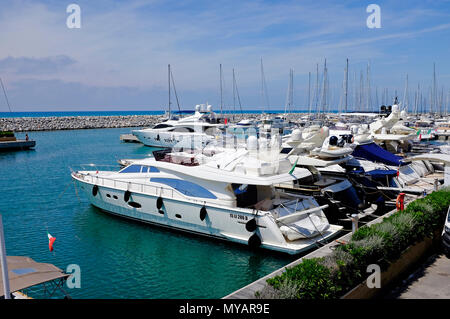 San Vincenzo,parte occidentale della Toscana, Italia Foto Stock