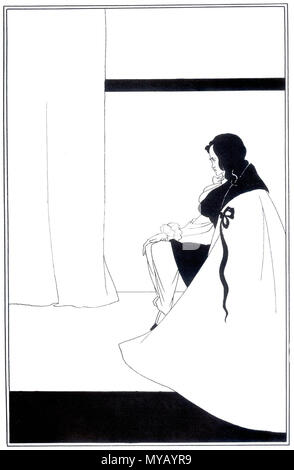 55 Aubrey Beardsley - Edgar Poe 3 Foto Stock