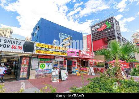 Las Vegas, Nevada - 28 Maggio 2018 : scenario di Las Vegas Boulevard Foto Stock