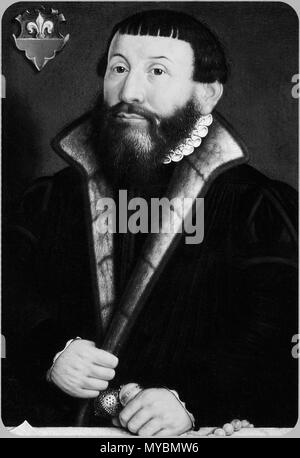 . Deutsch: Martin Chemnitz (* 9. Novembre 1522 in Treuenbrietzen; † 8. Aprile 1586 in Braunschweig) war ein lutherischer Theologe und Reformator. Inglese: Martin Chemnitz (Novembre 9, 1522 - Aprile 8, 1586) era un eminente di seconda generazione teologo luterano, riformatore, churchman e confessore. Il XVI secolo. Sconosciuto 108 Chemnitz, Martin (1522-1586) Foto Stock