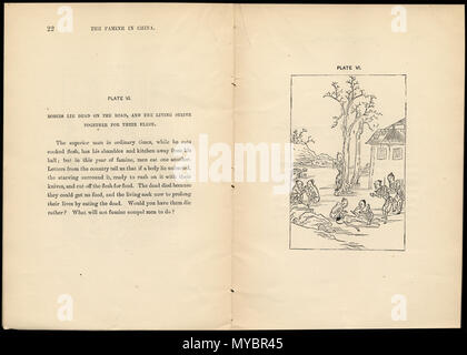 . Inglese: il cannibalismo in conseguenza della Cina la carestia 1876- 1879 . 1888. uinknown 95 cannibalismo in conseguenza della Cina la carestia 1876- 1979 Foto Stock