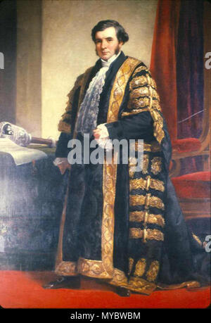 . Inglese: Charles Nicholson (1808-1903) . Commissionato 1850. H W Phillips 105 ChancellorCharlesNicholson Foto Stock