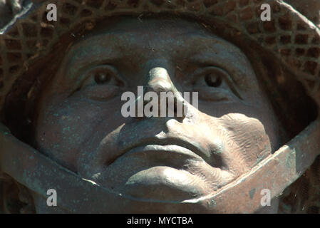 Royal Scots Fusiliers statua commemorativa Foto Stock