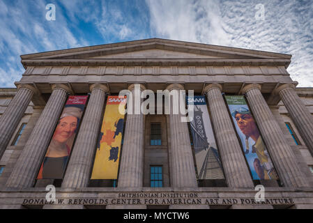 Lo Smithsonian American Art Museum di Washington DC. Foto Stock