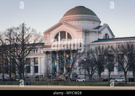 Lo Smithsonian, il Museo Nazionale di Storia Naturale, a Washington, DC Foto Stock