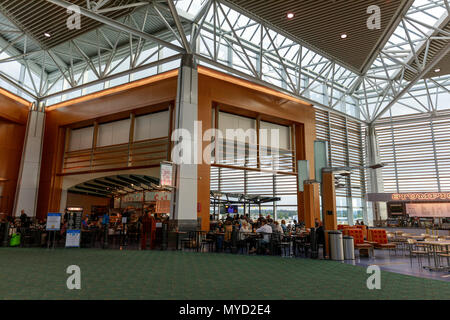 Portland, Oregon - 26 Maggio 2018 : vista interna dell'Aeroporto Internazionale di Portland Foto Stock