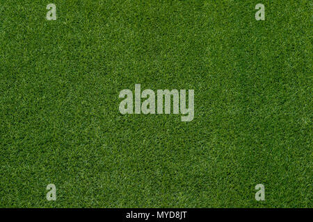 Erba verde turf pavimento sfondo texture Foto Stock