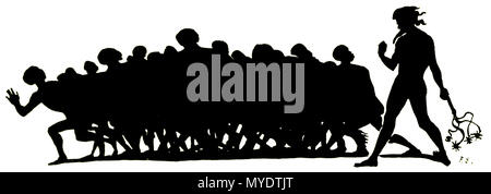 . Inglese: la schiavitù. 1897. Fritz Erler 166 Erler Slaverei Foto Stock