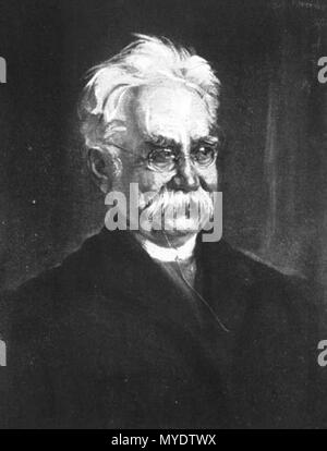 . Inglese: Ernst Mummenhoff. In bianco e nero la riproduzione di una foto di un ritratto del pittore Felix Mayer-Felice (*1876, † 1929). Ormai di dominio pubblico a causa di +70 anni post mortem auctoris) Il ritratto è in possesso della città di Norimberga. prima del 1929. Felix Mayer-Felice 167 Ernst Mummenhoff Foto Stock