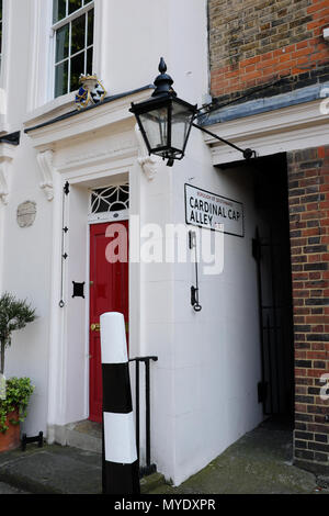 Il Cardinale Cap Alley, Southwark, Londra, Inghilterra, Regno Unito Foto Stock