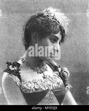 . Inglese: Italiano cantante lirica Gemma Bellincioni (1864-1950) . 1889. Ernesto Fontana (1837-1918) Descrizione pittore italiano Data di nascita e morte 12 Febbraio 1837 25 Luglio 1918 Luogo di nascita e morte Milano Cureglia competente controllo : Q26206466 VIAF: 96018008 ULAN: 500050425 GND: 1018066977 RKD: 261101 183 Fontana-Bellincioni Foto Stock
