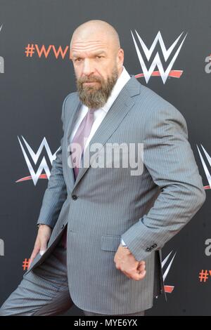 A nord di Hollywood, CA. Il 6 giugno, 2018. Paolo 'Triple H' Levesque presso gli arrivi per World Wrestling Entertainment WWE evento FYC, Saban Media Center al Television Academy, North Hollywood CA Giugno 6, 2018. Credito: Dee Cercone/Everett raccolta/Alamy Live News Foto Stock