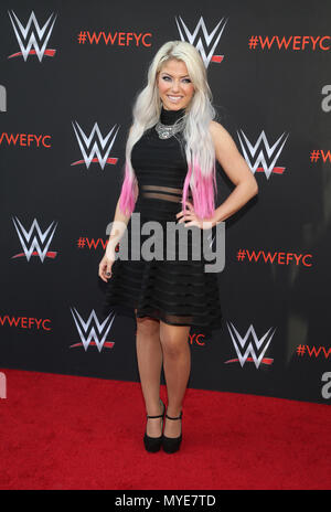 A nord di Hollywood, CA. Il 6 giugno, 2018. Alexa Bliss, della WWE First-Ever Emmy " per la vostra considerazione' evento al Saban Media Center in North Hollywood, la California il 6 giugno 2018. Credito: Faye Sadou/media/punzone Alamy Live News Foto Stock