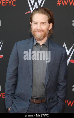 A nord di Hollywood, CA. Il 6 giugno, 2018. Seth Green, della WWE First-Ever Emmy " per la vostra considerazione' evento al Saban Media Center in North Hollywood, la California il 6 giugno 2018. Credito: Faye Sadou/media/punzone Alamy Live News Foto Stock