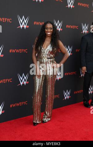 A nord di Hollywood, CA. Il 6 giugno, 2018. Naomi presso gli arrivi per World Wrestling Entertainment WWE evento FYC, Saban Media Center al Television Academy, North Hollywood CA Giugno 6, 2018. Credito: Priscilla concedere/Everett raccolta/Alamy Live News Foto Stock