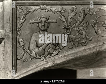 . Giotto, motivo decorativo . circa 1306. vedere il nome o la categoria 212 Giotto, motivo decorativo 13 Foto Stock