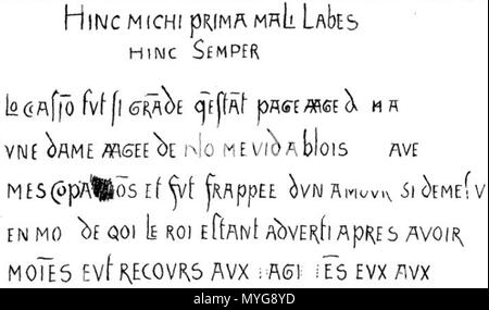 . Français : Histoire du donjon de Loches, par Edmond Gautier Planche 13 . 22 Luglio 2013 21:15:17. Edmond Gautier 242 Histoire-mastio-loches-planche13 Foto Stock
