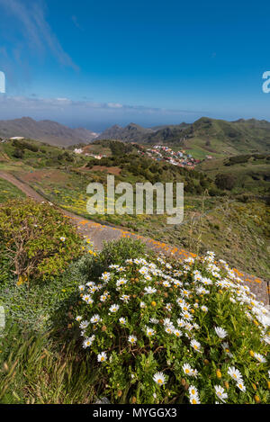 Punto di vista Jardina nell'isola di Tenerife. Foto Stock