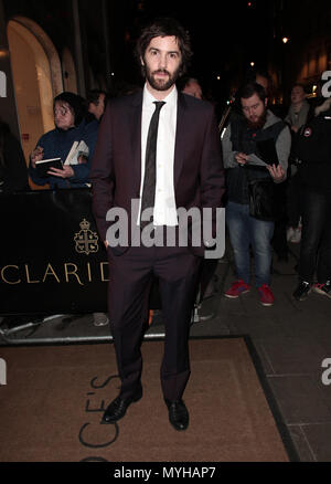 Londra, UK, 8 febbraio 2018:James Sturgess assiste il London Evening Standard British Film Awards al Claridges Hotel di Londra Foto Stock